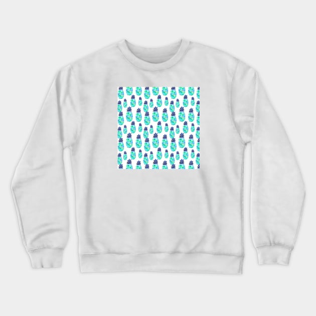 Pineapple Pattern Crewneck Sweatshirt by FoodPatterns